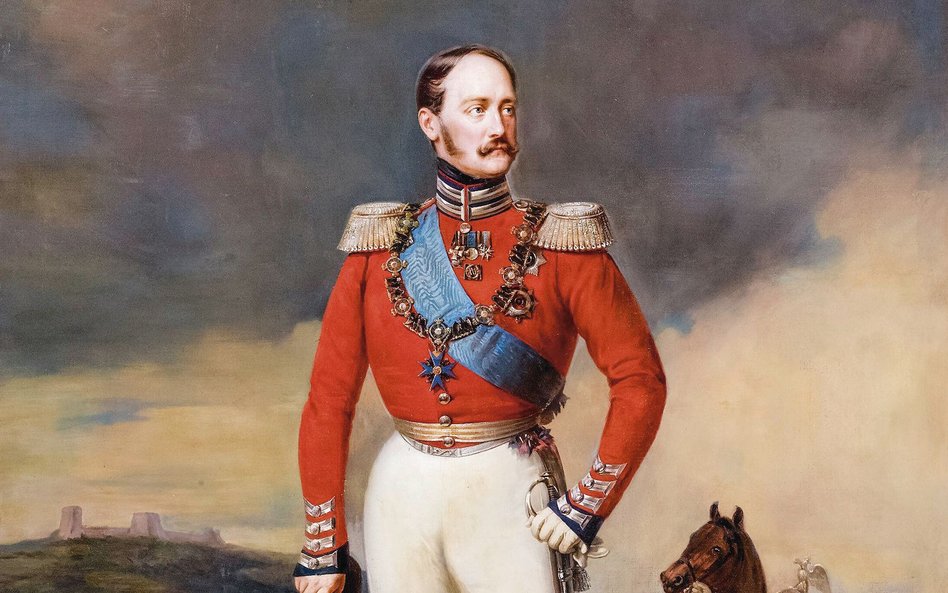 Car Mikołaj I (1796–1855), portret autorstwa Franza Krügera, 1835 r.