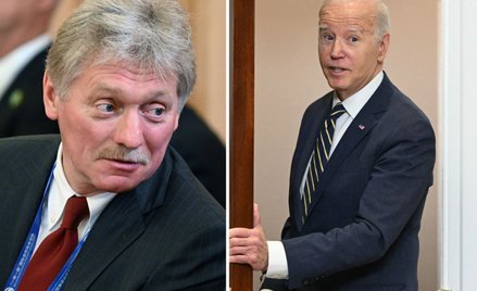 Dmitrij Pieskow i Joe Biden