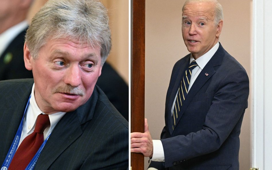 Dmitrij Pieskow i Joe Biden