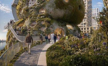 Budynek zaprojektowany przez holenderską pracownię MVRDV ma być nowym miejscem spotkań, pracy i spęd
