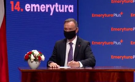 Czternasta emerytura - prezydent podpisał ustawę