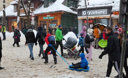 Zakopane przyciąga zimą dorosłych i dzieci