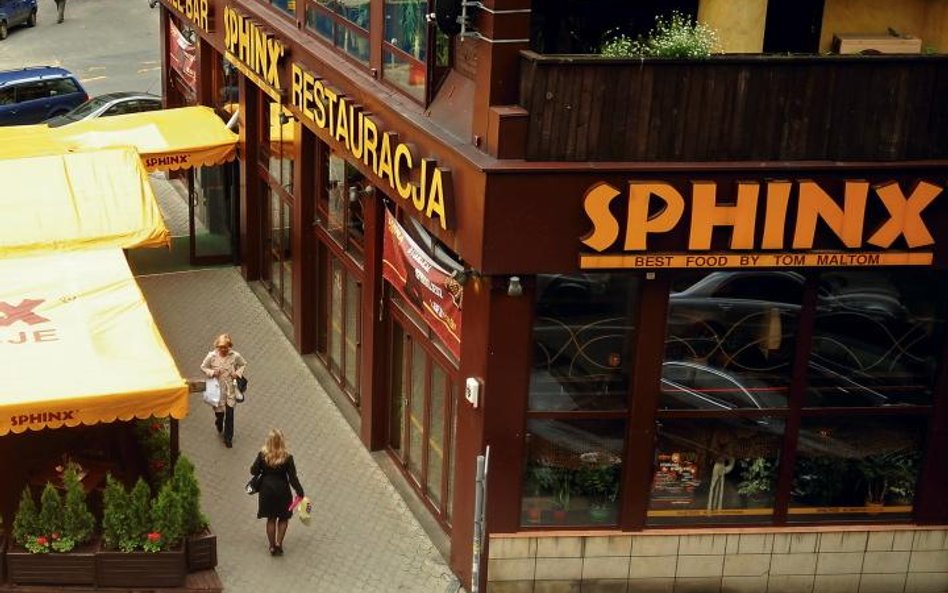 Jedna z 92 restauracji należąca do sieci Sphinx, prowadzonej przez giełdową spółkę Sfinks Polska. Fo