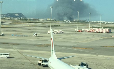 Barcelona: Pożar przy lotnisku El Prat ugaszony