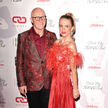 70-letni John Caudwell z żoną, uczestniczką igrzysk olimpijskich w Pekinie Modestą Vžesniauskaitė.