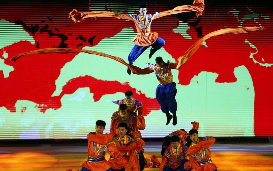 Występy artystów w czasie imprezy sylwestrowej w Pekinie