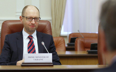 Z koalicji wycofał się Front Ludowy premiera Arsenija Jaceniuka (na zdjęciu)