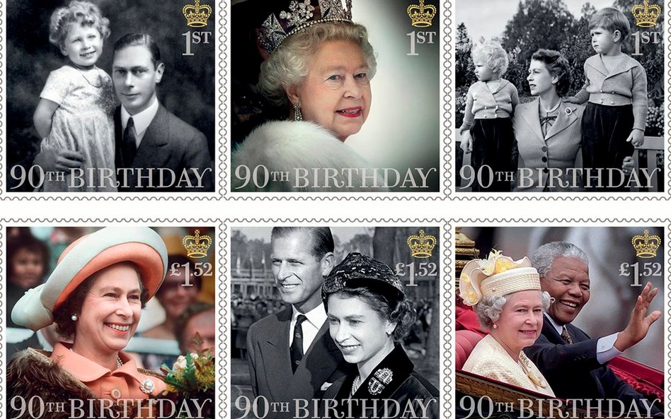 Znaczki wydane z okazji urodzin królowej.