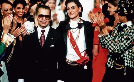 Inés de la Fressange, pierwsza twarz Chanel, muza Karla Lagerfelda, rok 1987