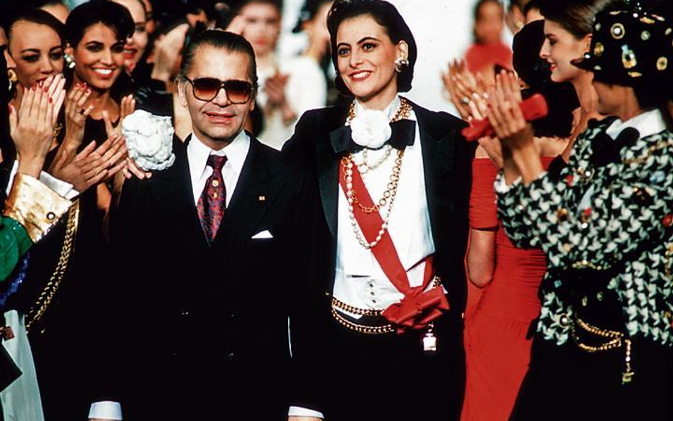 Inés de la Fressange, pierwsza twarz Chanel, muza Karla Lagerfelda, rok 1987