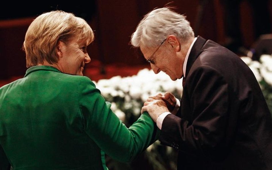 Angela Merkel i Jean Claude Trichet