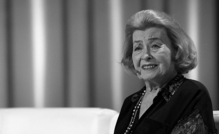 Nina Andrycz, aktorka. Zmarła 31 stycznia 2014 roku.