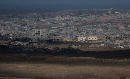 Strefa Gazy, widok od strony granicy z Izraelem, 3 września