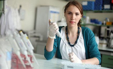 Agata Szade z Wydziału Biochemii UJ