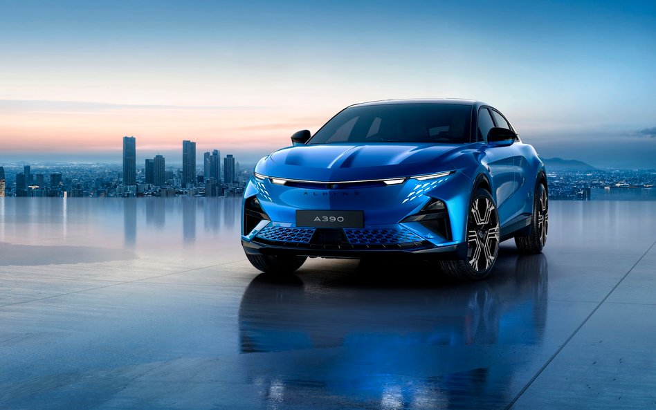 Elektryczne Alpine A390 ma sportowy charakter, osiągi i zaawansowane technologie, ale też wyrafinowa