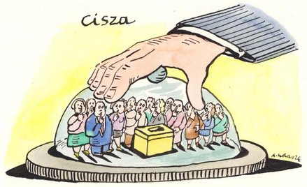 Komentarz rysunkowy. Cisza