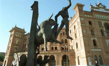 Pomnik Torreadora przed Corrida w Madrycie