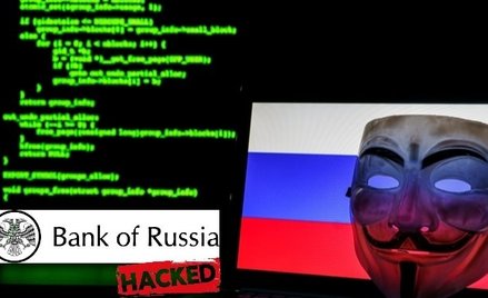 Grupa Anonymous włamała się do banku centralnego Rosji. Grożą publikacją danych