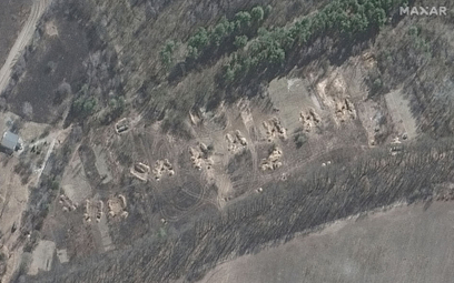 Zdjęcia satelitarne lotniska znajdującego się w pobliżu Hostomela