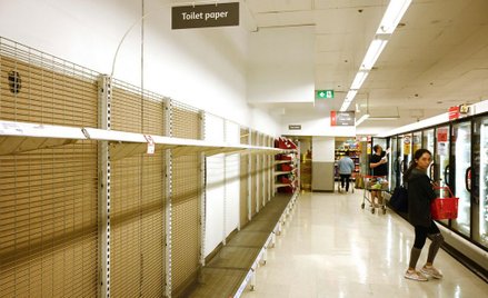Choć w Australii wykryto do tej pory 41 przypadków koronawirusa, mieszkańcy ruszyli do sklepów – w S
