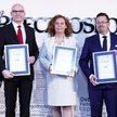 Zwycięzcy w kategorii firm zatrudniających najwięcej doradców podatkowych. Od lewej: wiceminister fi