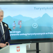 Wicepremier, minister rozwoju, pracy i technologii Jarosław Gowin podczas konferencji prasowej "Tury