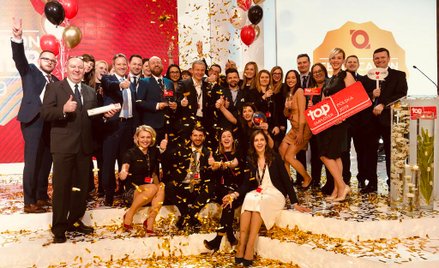 Na ceremonii rozdania nagród Top Employers 2019 (zdjęcie JTI Polska_Fabryka)