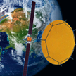 Satelita z anteną pomoże w łaczności na ziemi