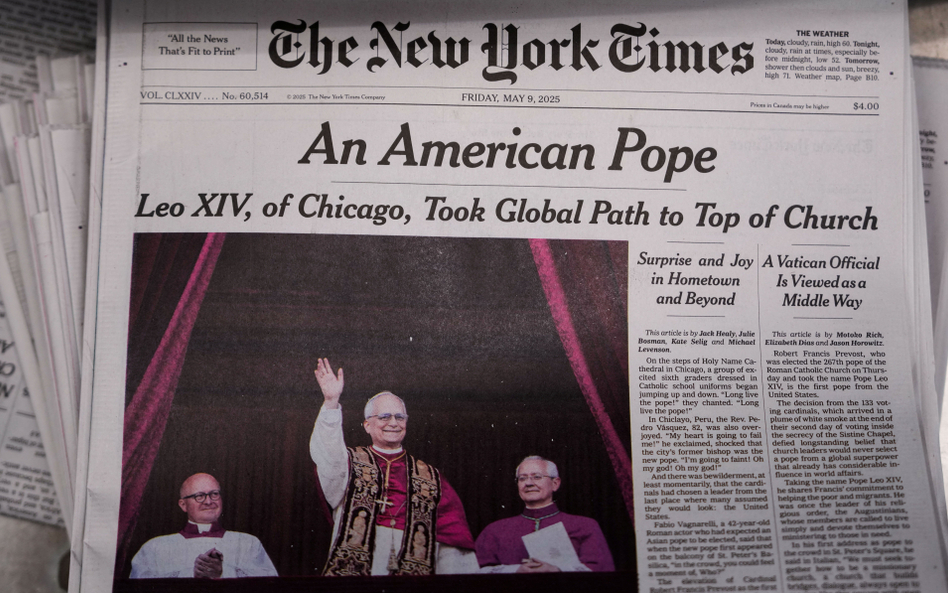 „New York Times” nazwał Leona XIV „amerykańskim papieżem”