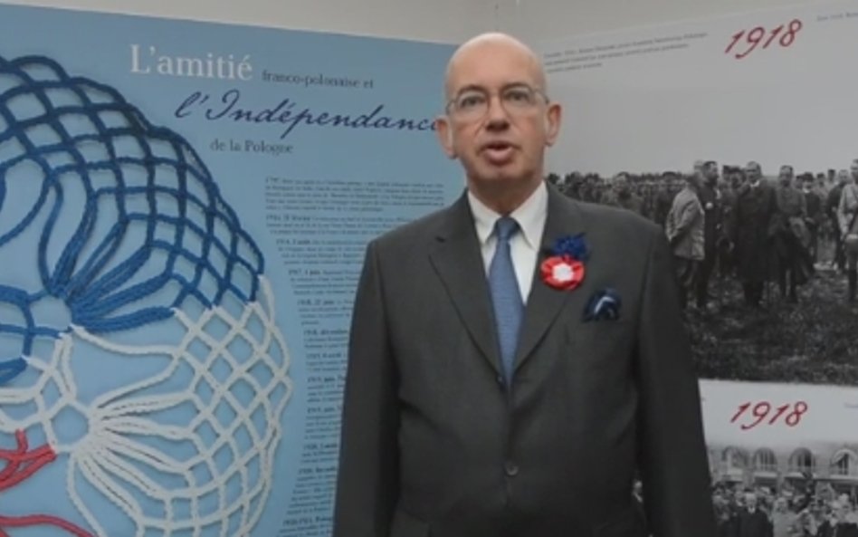Ambasador Francji: Jestem dumny, że Francja przyczyniła się do odzyskania wolności przez Polskę