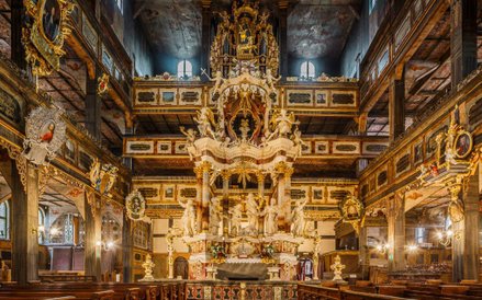 Wnętrze Kościoła Pokoju w Świdnicy