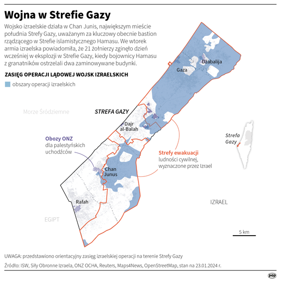 Wojna w Strefie Gazy trwa od 7 października