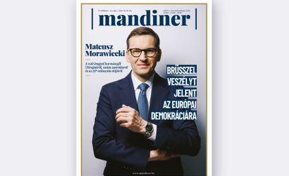 Okładka węgierskiego tygodnika z Mateuszem Morawieckim