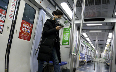 Puste metro w Wuhan