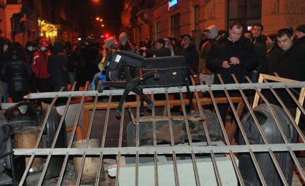 Lwów. Dzień wcześniej zdobyto tu siedzibę milicji