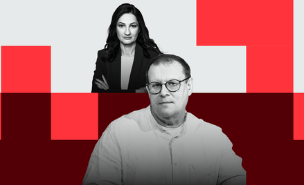 Marzena Tabor-Olszewska, redaktor prowadząca „Rzeczpospolitej” i Marek Kozubal, dziennikarz działu k