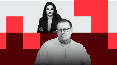 Marzena Tabor-Olszewska, redaktor prowadząca „Rzeczpospolitej” i Marek Kozubal, dziennikarz działu k