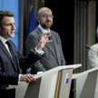 Emmanuel Macron, Charles Michel, Ursula von der Leyen