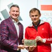 Na zdjęciu prezes Polskiego Komitetu Olimpijskiego (PKOl) Radosław Piesiewicz i dyrektor generalny A