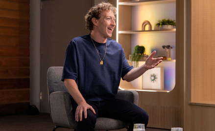 Mark Zuckerberg w siedzibie firmy Meta Platforms w Kalifornii.