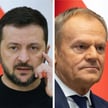 Prezydent Ukrainy Wołodymyr Zełenski poinformował, że rozmawiał z premierem Donaldem Tuskiem