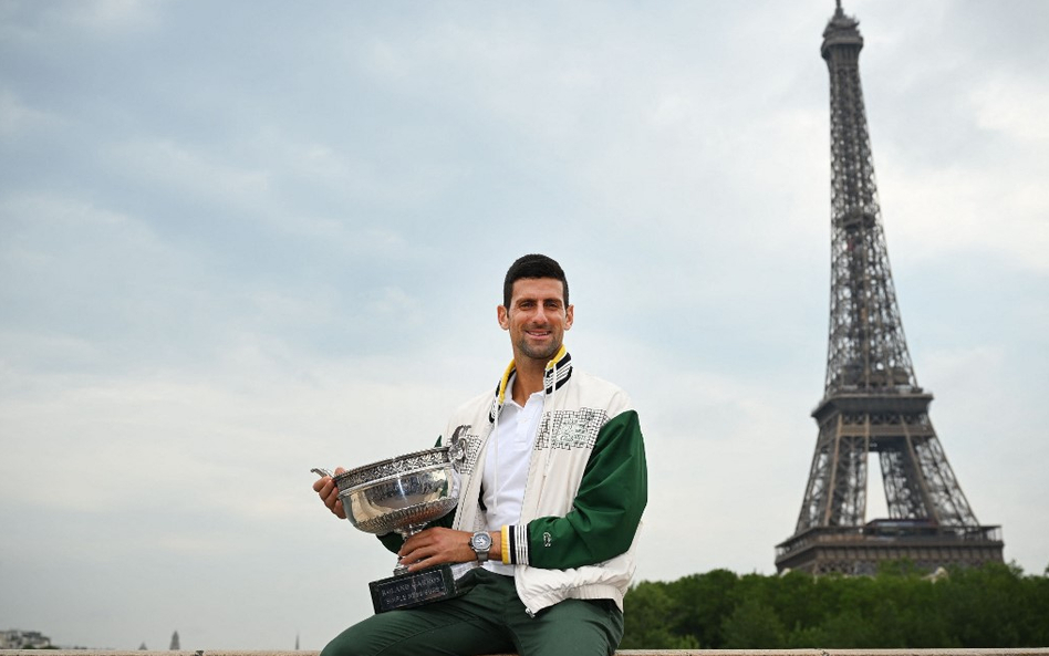 Novak Djoković  w Paryżu