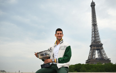 Novak Djoković  w Paryżu