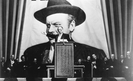 Orson Welles w filmie "Obywatel Kane"