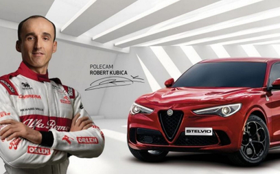 Przedłużoną gwarancję Alfy Romeo reklamuje Robert Kubica