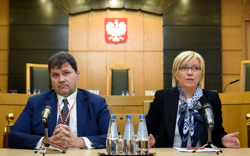 Mariusz Muszyński i Julia Przyłębska