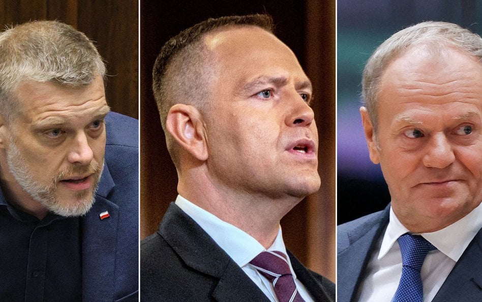 Adrian Zandberg, Karol Nawrocki i Donald Tusk