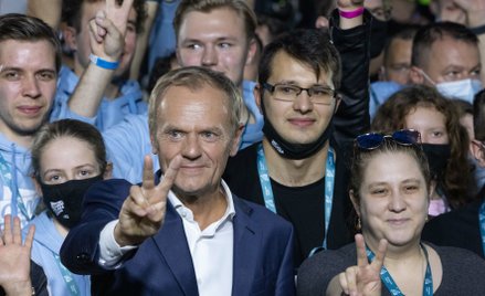 Donald Tusk wśród młodych
