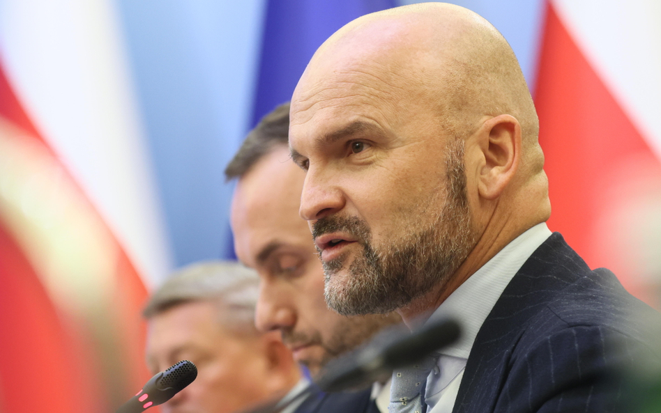 Kierujący zespołem ds. deregulacji prezes InPostu Rafał Brzoska