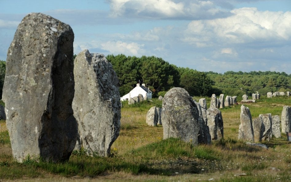 Menhiry w Carnac (zdjęcie z 2015 roku)